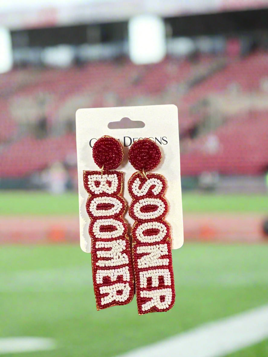 Boomer Sooner Earrings