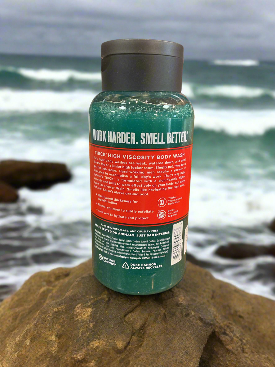 Duke Cannon Thick Body Wash: Naval Diplomacy