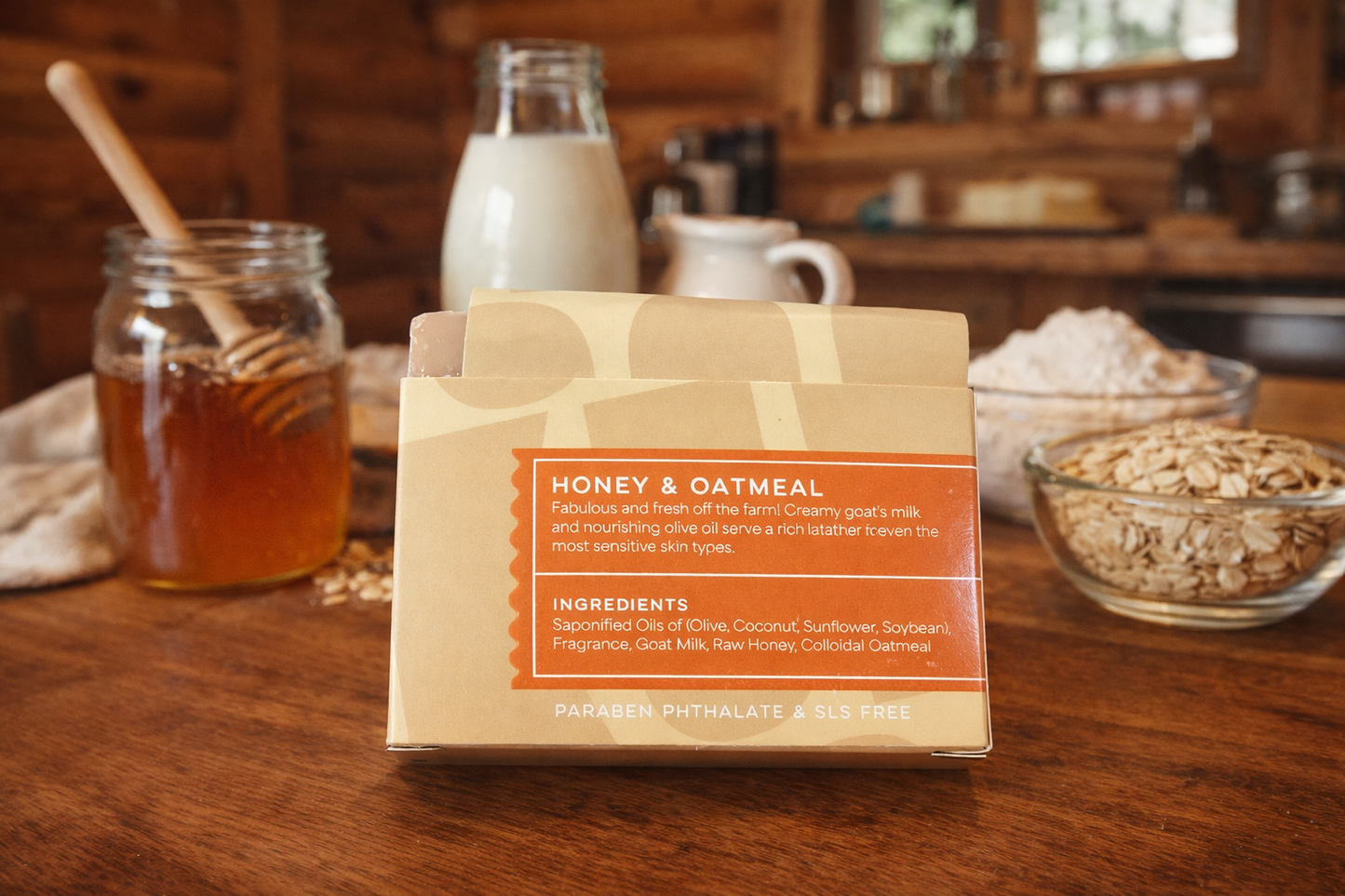 Kuhdoo Honey & Oatmeal Bar Soap