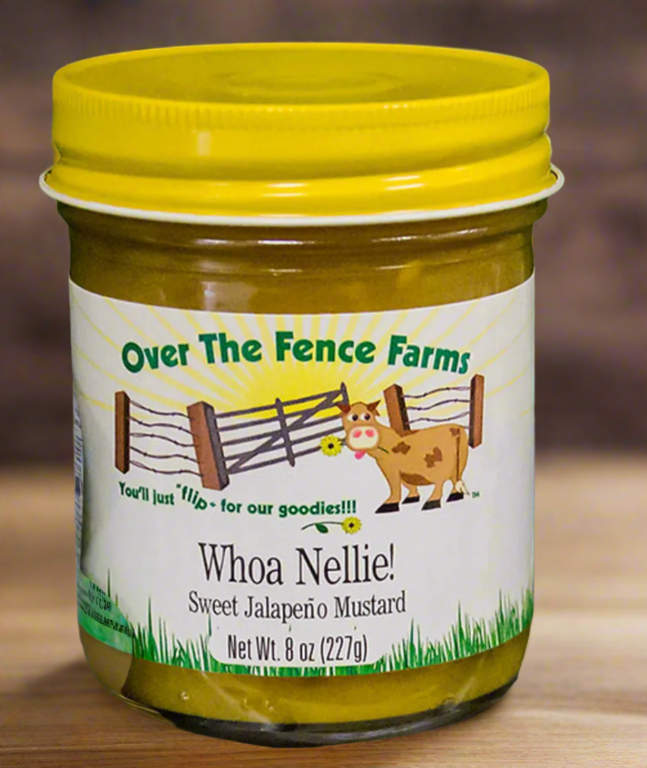 Over the Fence Whoa Nellie Sweet Jalapeno Mustard
