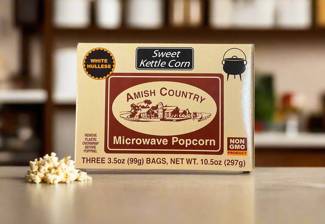 Amish Sweet Kettle Corn Popcorn - Delicious and Sweet