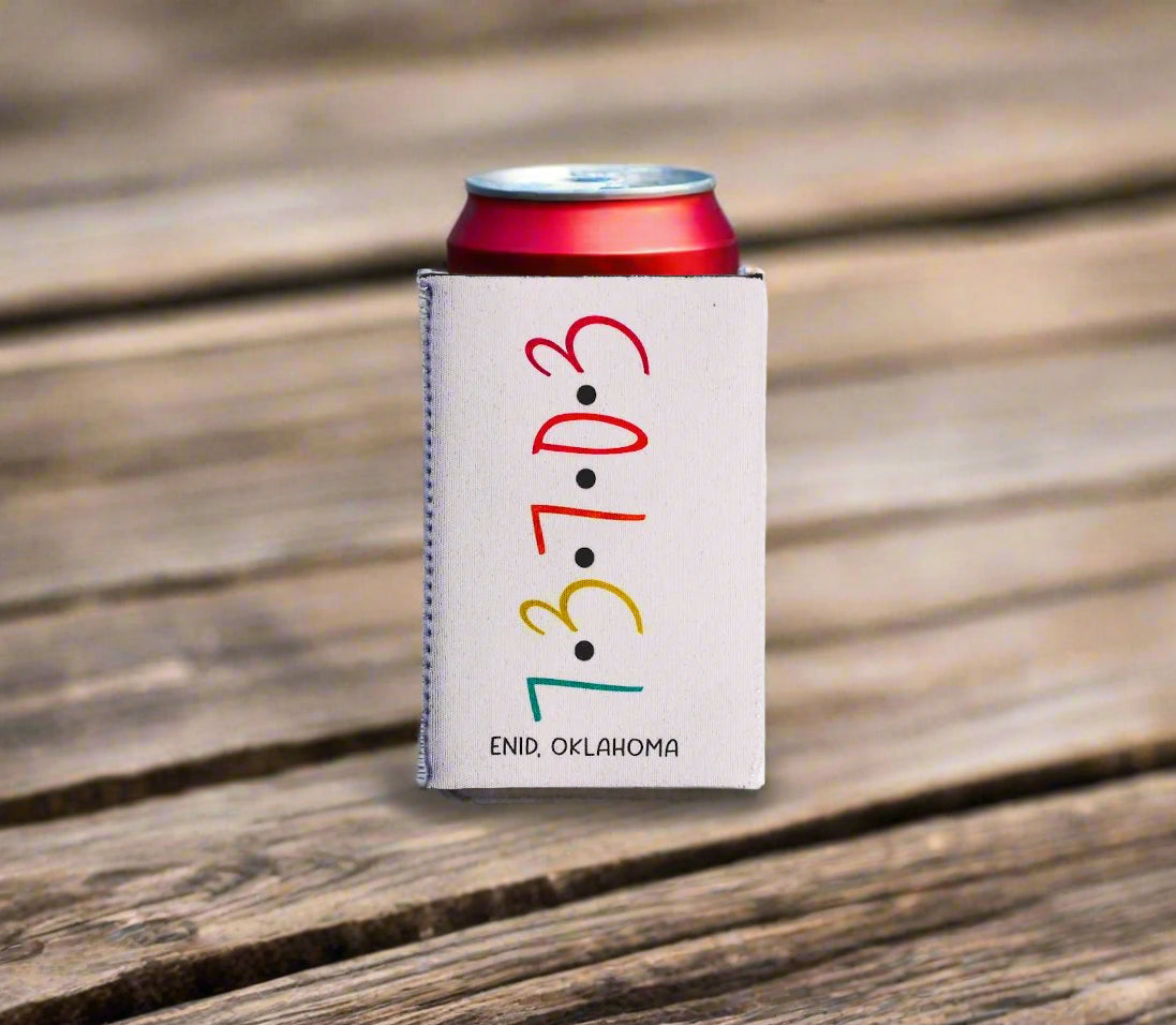 Enid Area Code Koozie