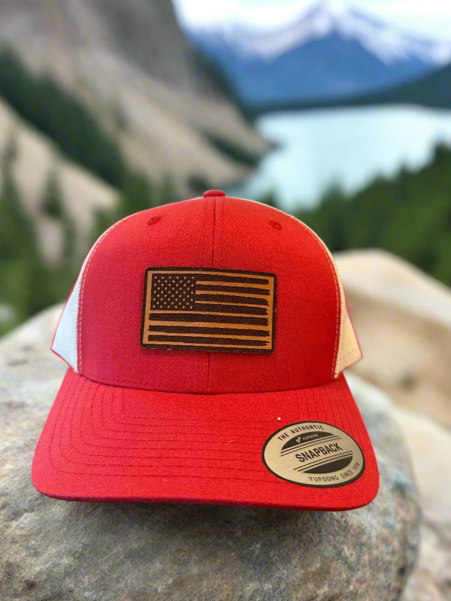 American Flag Trucker Hat