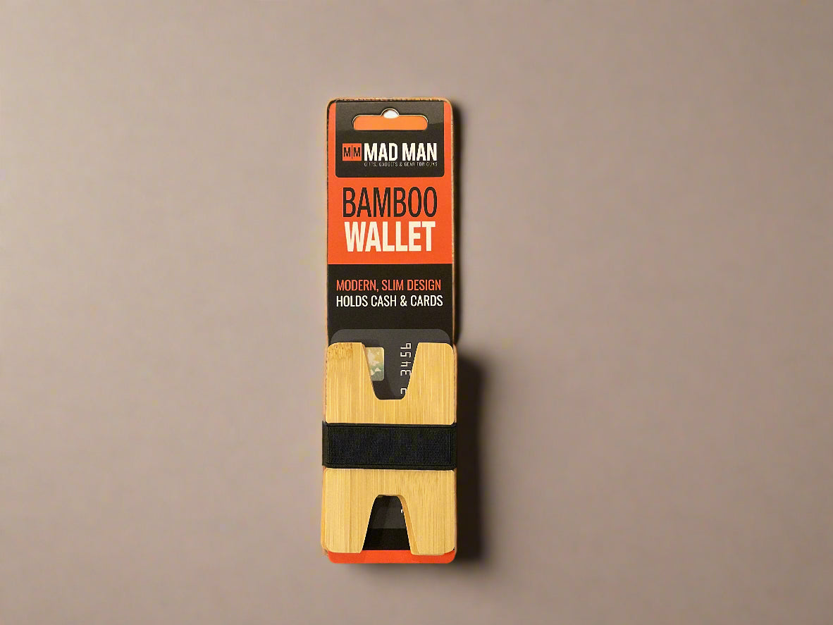 Mad Man Bamboo Wallet