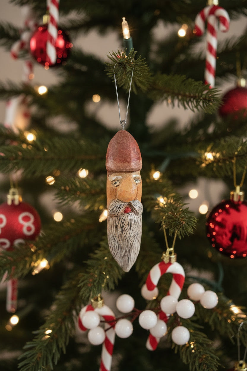 Karl’s Karvin’ 0020 Carved Santa Head Trinkets