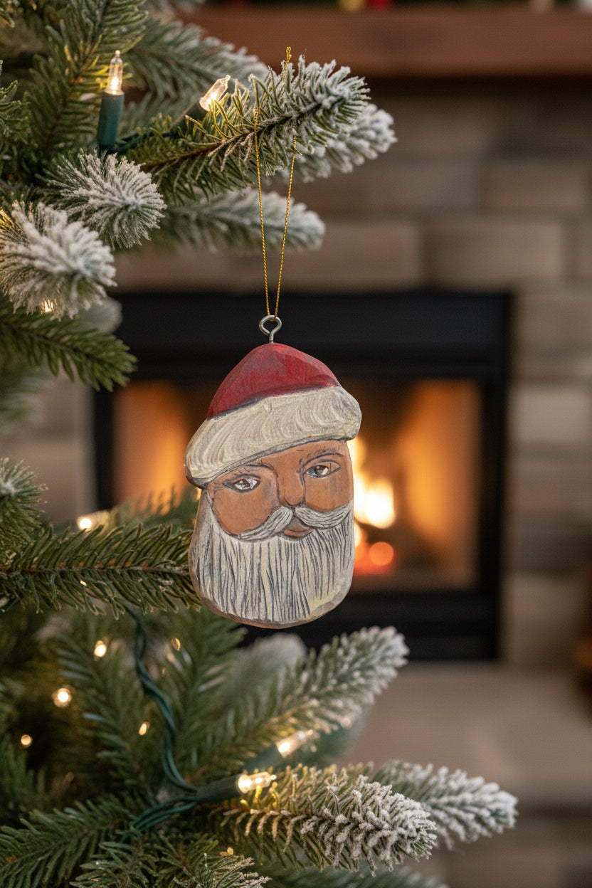Karl’s Karvin’ 0020 Carved Santa Head Trinkets