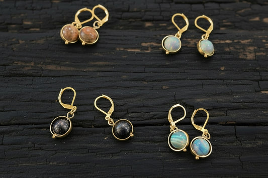 Running Deer 0050 Planetary Earrings