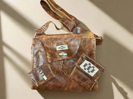 Running Deer Shoulder Bead Bag Extra Small Bags