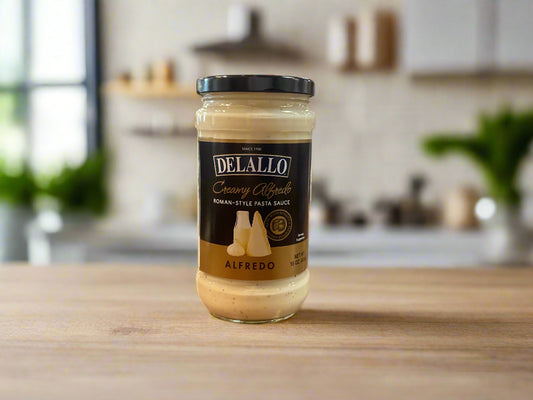 Delallo Creamy Alfredo Roman-Style Pasta Sauce