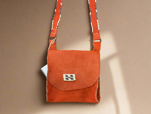 Running Deer Shoulder Bag Beaded