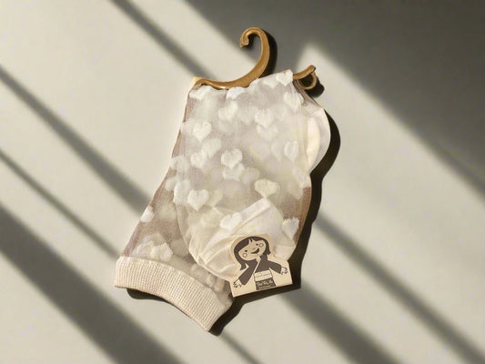 Transparent Heart Socks