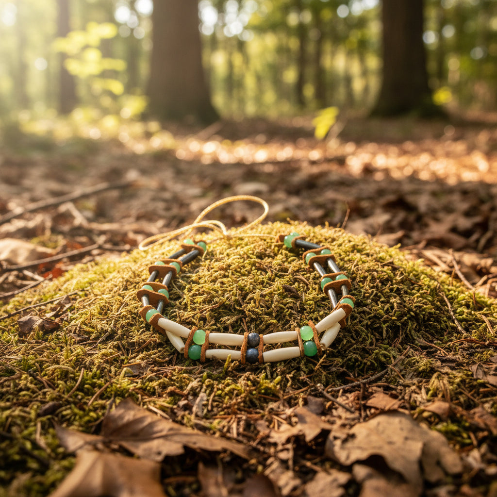 Running Deer 0100 Tribal Choker Necklaces