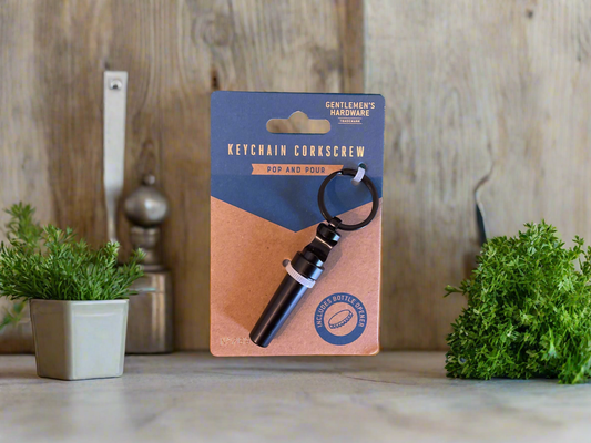 Keychain Corkscrew Pop and Screw