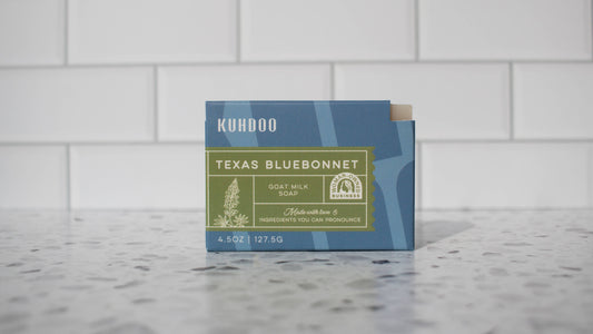 Kuhdoo Texas Bluebonnet Bar Soap