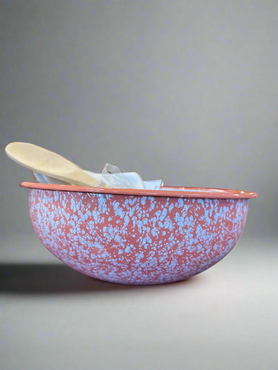 Coral Splatter Bowl