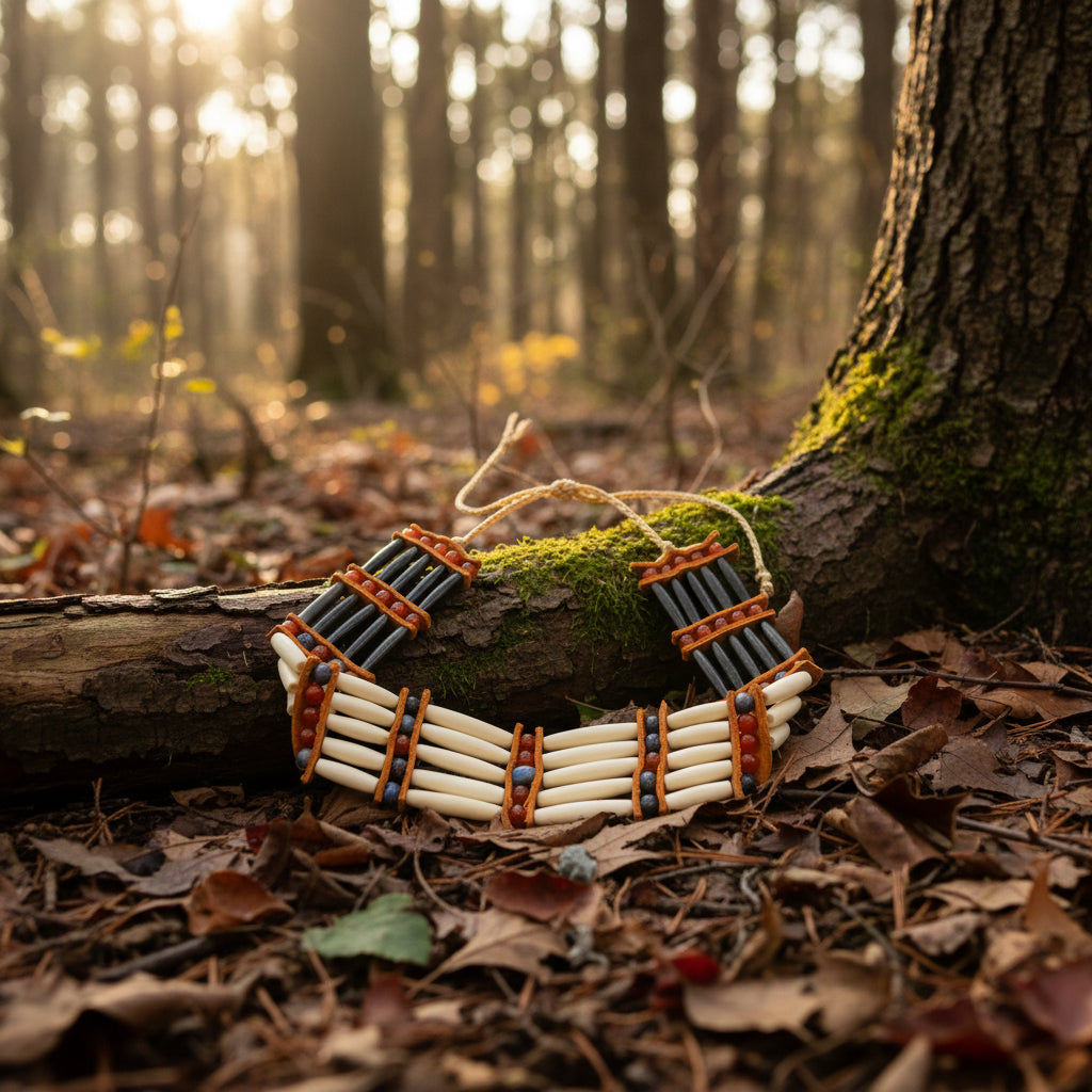 Running Deer 0100 Tribal Choker Necklaces