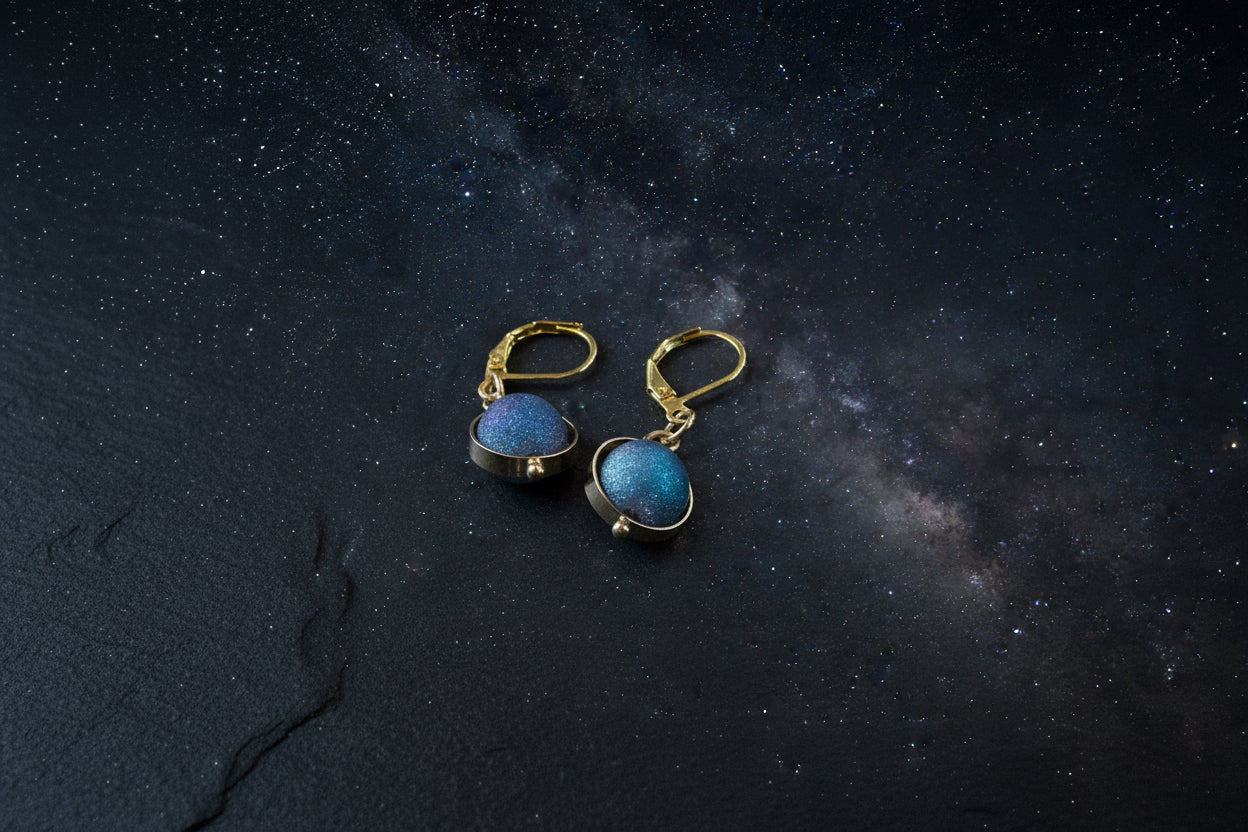 Running Deer 0050 Planetary Earrings