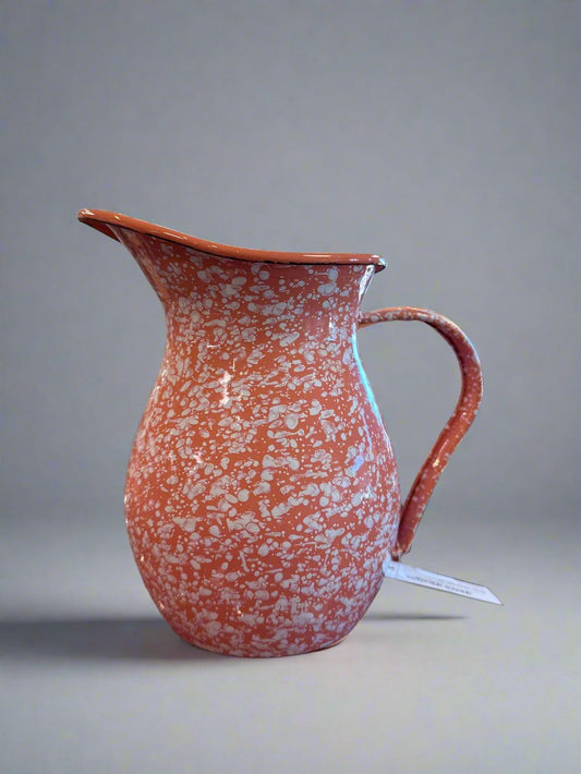 Coral Splatter Pitcher