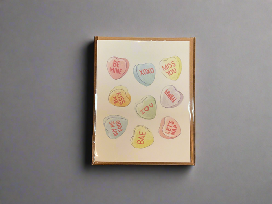 Hearts Valentines Card