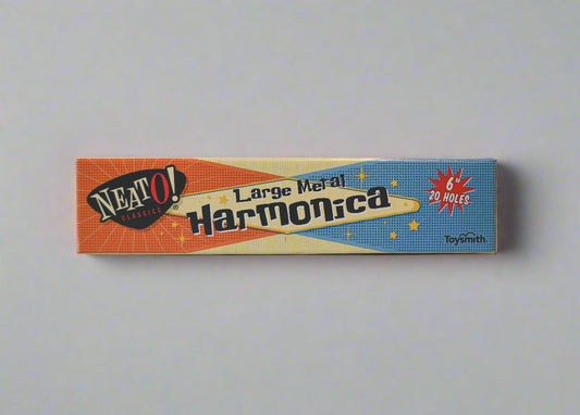 Neato Large Metal Harmonica