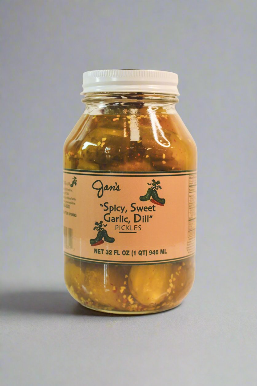 Spicy, Sweet, Garlic, Dill Pickles