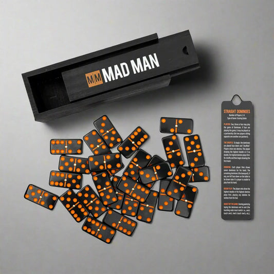 Mad Man Dominoes Set