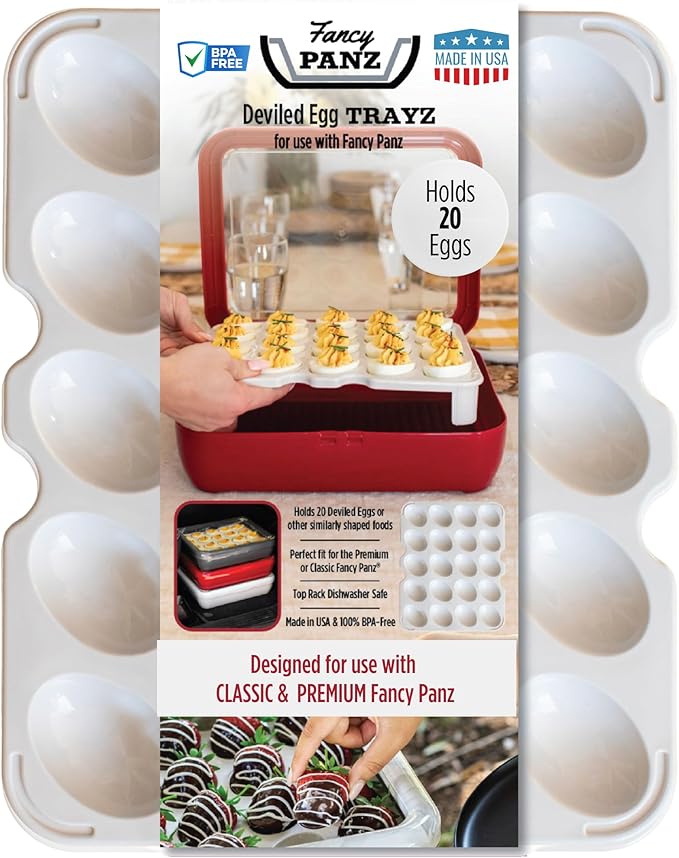 Fancy Panz Deviled Egg Tray