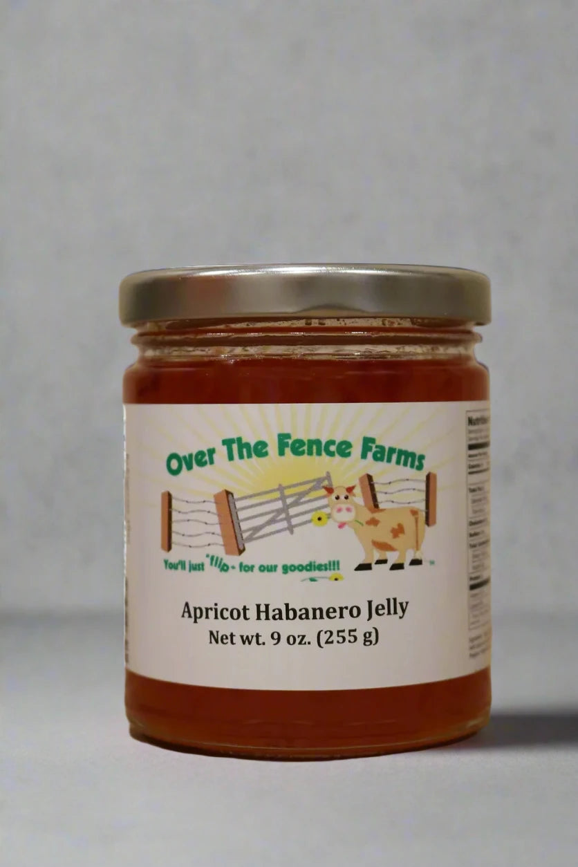 Over the Fence Farms Apricot Habanero Jelly